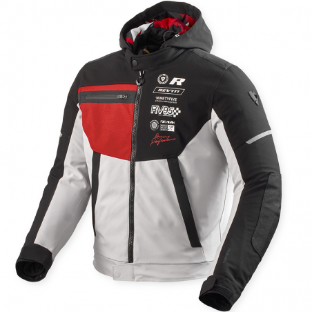 CHAQUETA REVIT HASTE H2O BLACK/RED