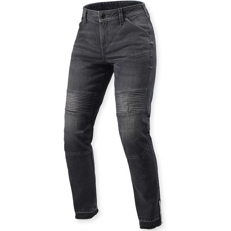 PANTALONES VAQUEROS REVIT MOTO 2 SLIM L32 LADY DARK BLACK