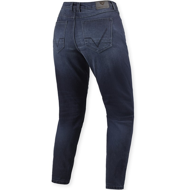 PANTALONES VAQUEROS REVIT HARPER TAPERED L32 LADY DARK BLUE USED