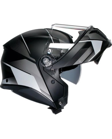 CASCO AGV TOURMODULAR PERCEPTION MATT BLACK/SILVER