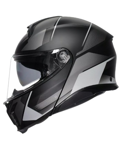 CASCO AGV TOURMODULAR PERCEPTION MATT BLACK/SILVER