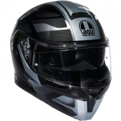 CASCO AGV STREETMODULAR LEDRO MATT BLACK/GREY