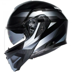 CASCO AGV STREETMODULAR LEDRO MATT BLACK/GREY