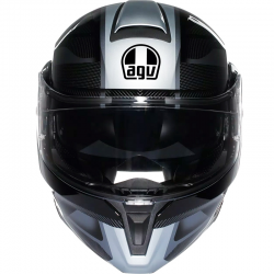 CASCO AGV STREETMODULAR LEDRO MATT BLACK/GREY