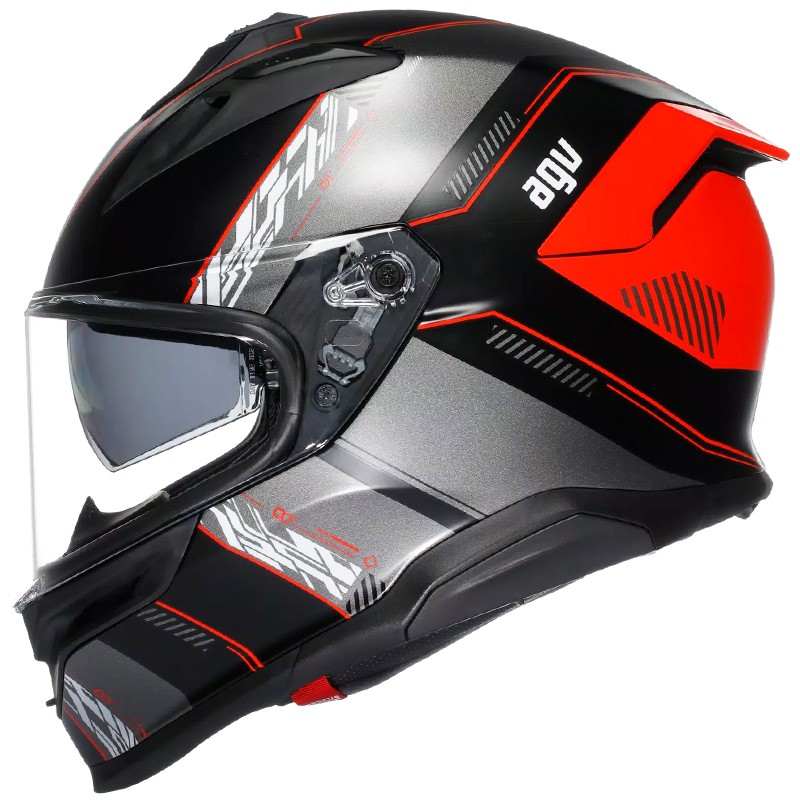 CASCO AGV K7 KYBER MATT BLACK/RED
