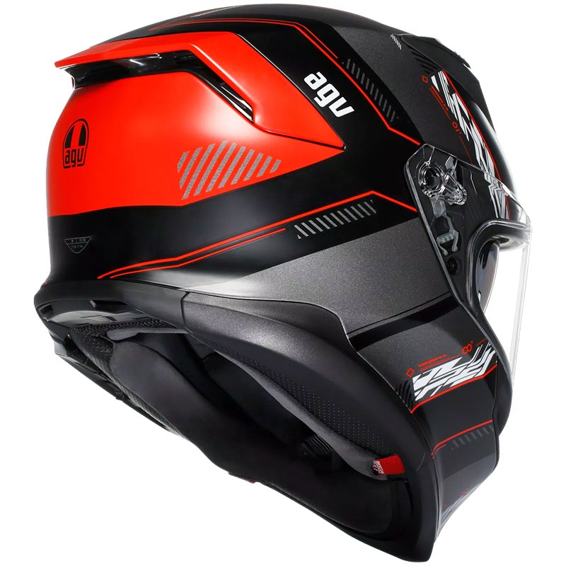 CASCO AGV K7 KYBER MATT BLACK/RED