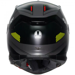 CASCO AGV K7 KYBER MATT GREY/YELLOW FLUO