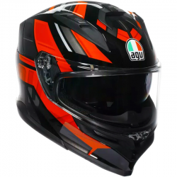 CASCO AGV K7 TAURAX BLACK/RED