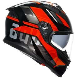 CASCO AGV K7 TAURAX BLACK/RED