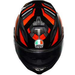 CASCO AGV K7 TAURAX BLACK/RED