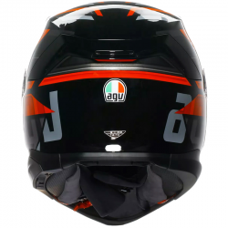 CASCO AGV K7 TAURAX BLACK/RED