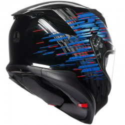 CASCO AGV K7 GENISYS MATT BLACK/BLUE/GREY