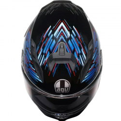 CASCO AGV K7 GENISYS MATT BLACK/BLUE/GREY