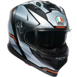 CASCO AGV K7 JAEGER BLACK/SILVER