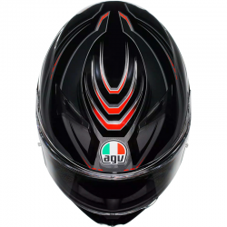 CASCO AGV K3 SYTH BLACK/WHITE