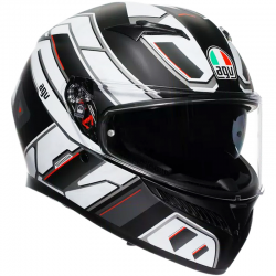 CASCO AGV K3 RIVIA MATT BLACK/WHITE