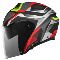 CASCO AGV IRIDES ZURIGO BLACK/RED/YELLOW FLUO