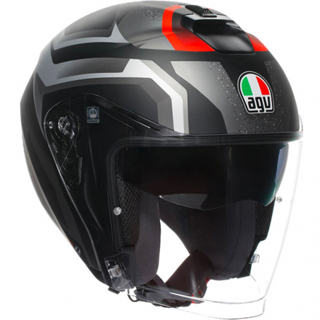 CASCO AGV IRIDES ZURIGO MATT BLACK/GREY