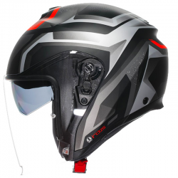 CASCO AGV IRIDES ZURIGO MATT BLACK/GREY