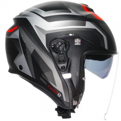 CASCO AGV IRIDES ZURIGO MATT BLACK/GREY