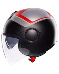 CASCO AGV ETERES SCAGLIERI MATT GREY/RED