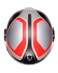 CASCO AGV ETERES SCAGLIERI MATT GREY/RED