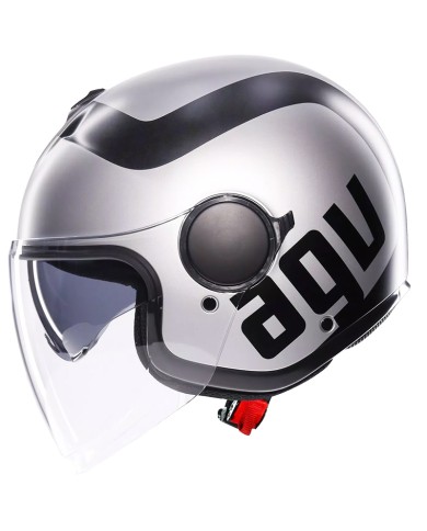CASCO AGV ETERES RIMINI MATT GREY/BLACK