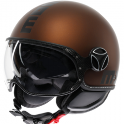 CASCO MOMO DESIGN FGTR EVO MATT ESPRESSO/BLACK