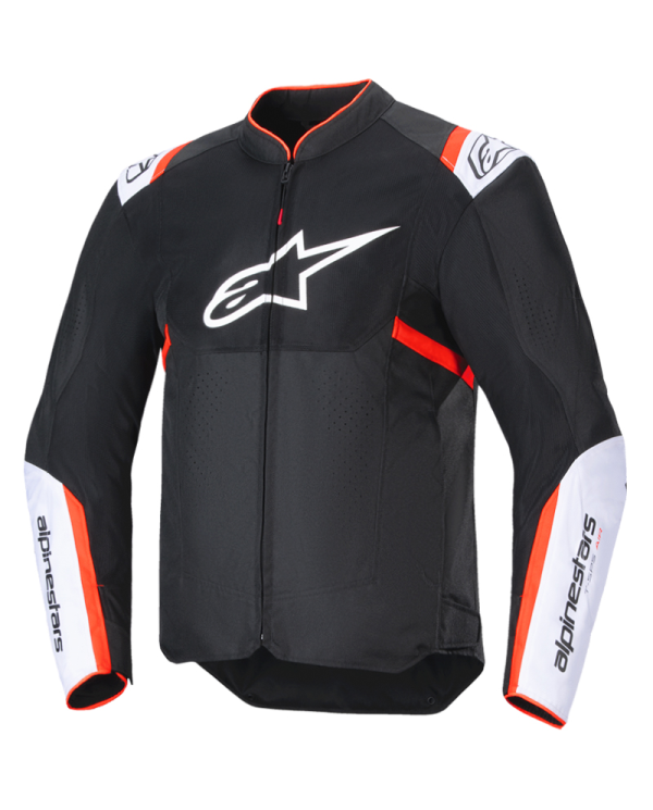 CHAQUETA ALPINESTARS T-SPS AIR V2 BLACK/WHITE/RED FLUO