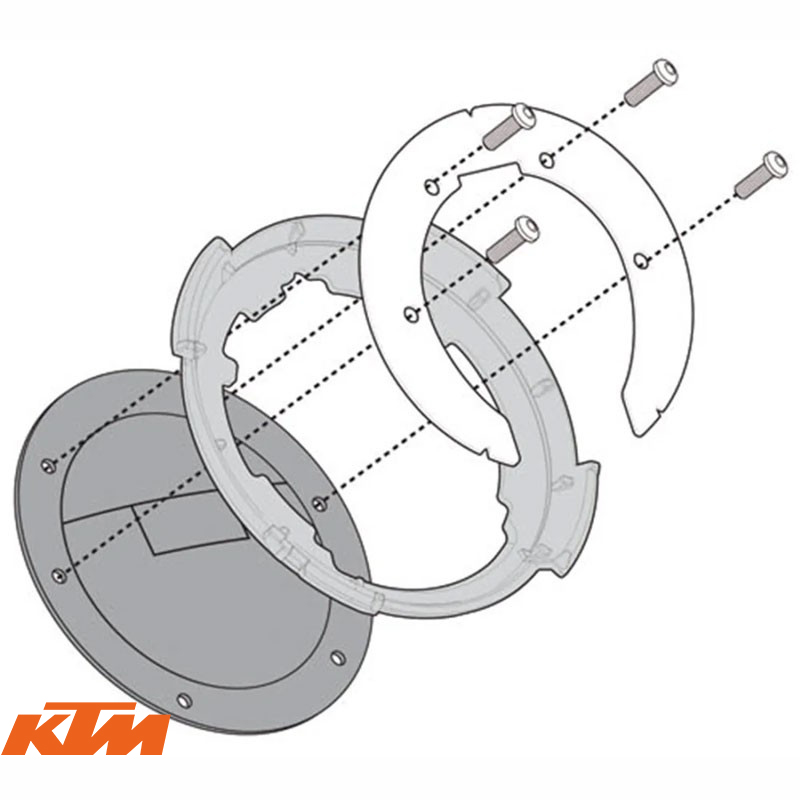 ADAPTADOR GIVI PARA BOLSAS TANKLOCK BF33