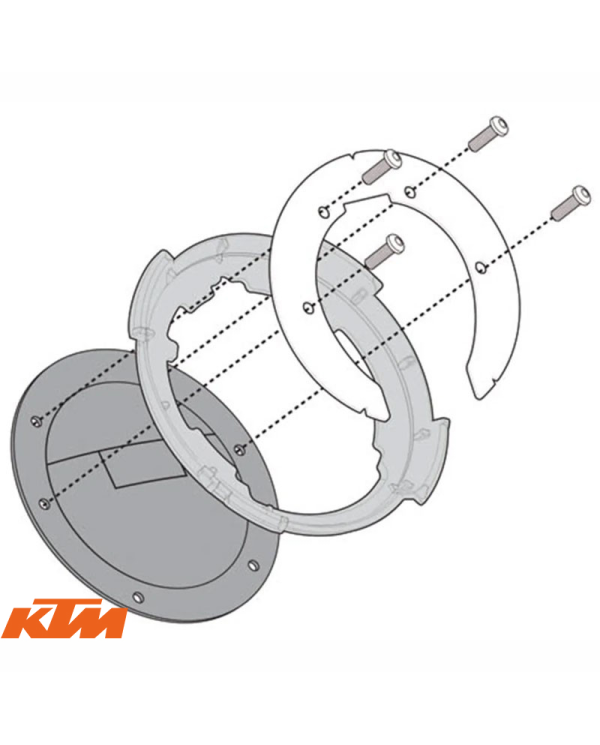 ADAPTADOR GIVI PARA BOLSAS TANKLOCK BF33