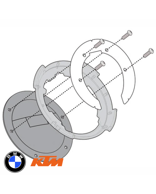 ADAPTADOR GIVI PARA BOLSAS TANKLOCK BF11