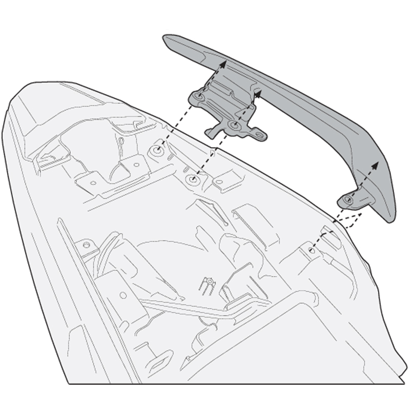 KIT DE FIJACION MALETAS LATELARES GIVI 1121KIT HONDA CBX500