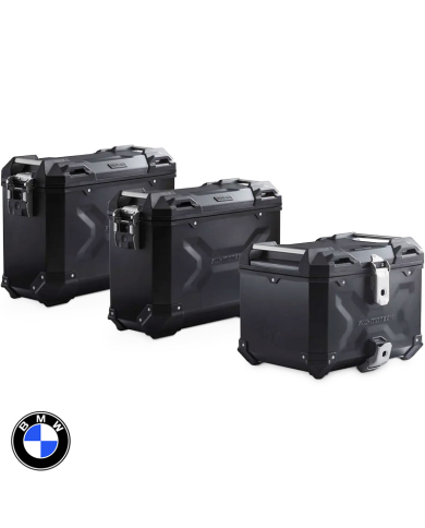 PACK MALETAS LATERALES + BAUL + BOLSAS + SOPORTES SW-MOTECH BMW ADV.07.664.75200/B