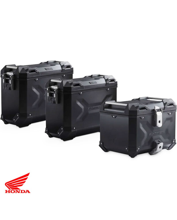PACK MALETAS LATERALES + BAUL + BOLSAS + SOPORTES SW-MOTECH HONDA ADV.01.808.75100/B