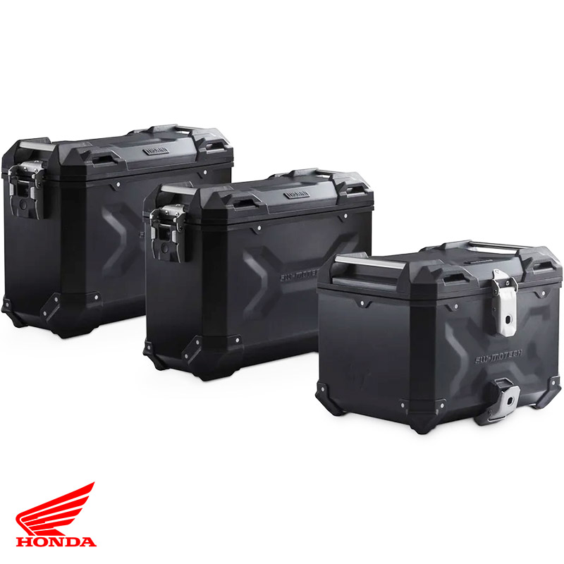 PACK MALETAS LATERALES + BAUL + BOLSAS + SOPORTES SW-MOTECH HONDA ADV.01.699.75001/B