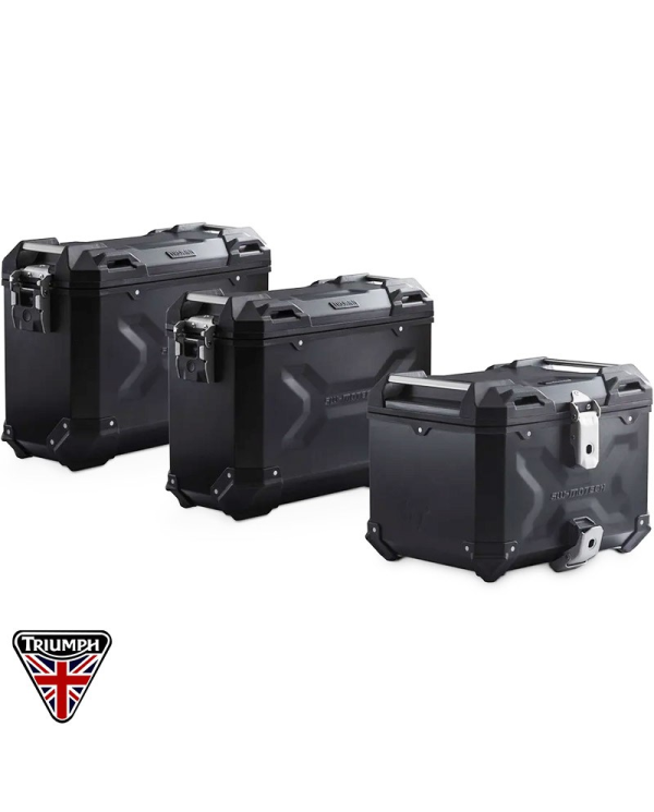 PACK MALETAS LATERALES + BAUL + BOLSAS + SOPORTES SW-MOTECH TRIUMPH ADV.11.905.75102/B