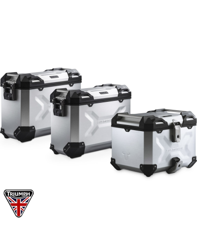 PACK MALETAS LATERALES + BAUL + BOLSAS + SOPORTES SW-MOTECH TRIUMPH ADV.11.608.75000/S