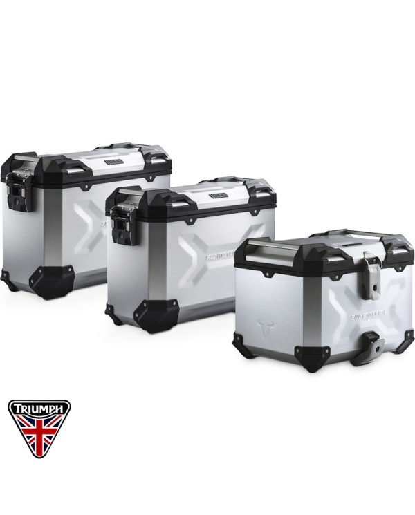 PACK MALETAS LATERALES + BAUL + BOLSAS + SOPORTES SW-MOTECH TRIUMPH ADV.11.608.75000/S