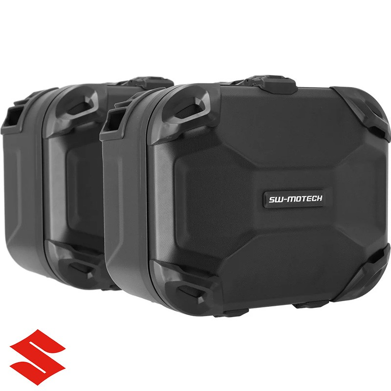 PACK MALETAS LATERALES + SOPORTES SW-MOTECH DUSC SUZUKI KFT.05.965.65001/B