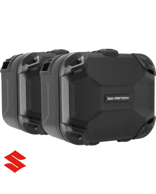 PACK MALETAS LATERALES + SOPORTES SW-MOTECH DUSC SUZUKI KFT.05.601.65001/B