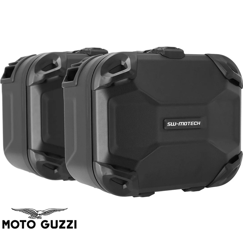 PACK MALETAS LATERALES + SOPORTES SW-MOTECH DUSC GUZZI KFT.17.925.65001/B