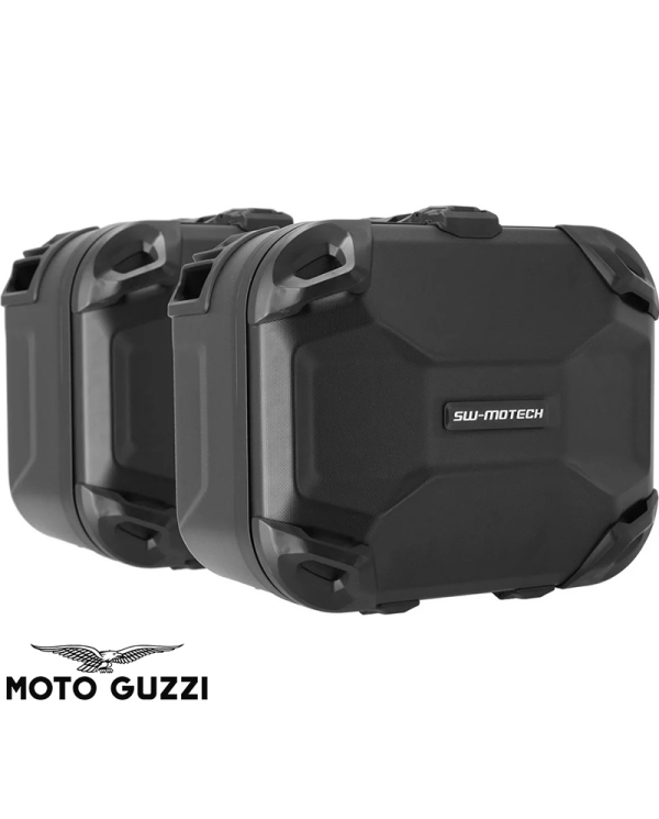 PACK MALETAS LATERALES + SOPORTES SW-MOTECH DUSC GUZZI KFT.17.632.65001/B