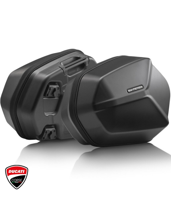 PACK MALETAS LATERALES + SOPORTES + BOLSAS SW-MOTECH AERO ABS DUCATI KFT.22.807.60100/B