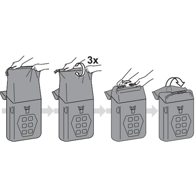 PACK SW-MOTECH DE ALFORJAS Y SOPORTES SYSBAG WP L/L VOGE BC.SYS.02.643.21000/B
