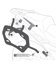 KIT DE FIJACION MALETAS LATERALES SW-MOTECH VOGE DS900X KFT.02.643.30000/B | Fijaciones Maletas de moto | %brands%