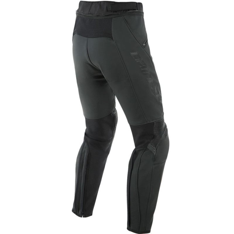 PANTALONES DAINESE PONY 3 PIEL BLACK-MATT TALLAS ESPECIALES
