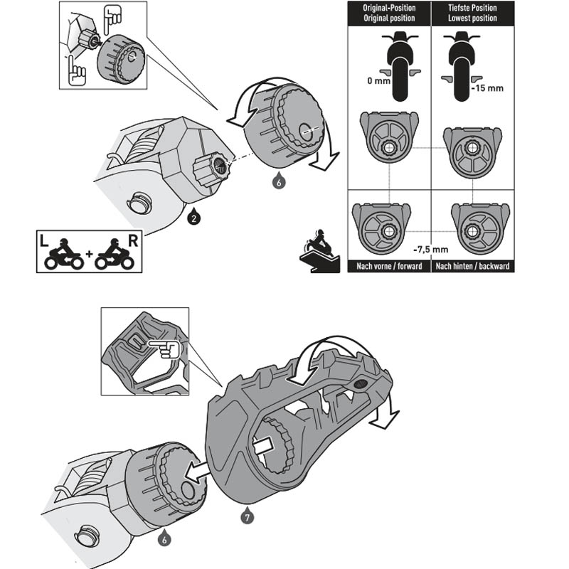 KIT REPOSAPIES SW-MOTECH EVO BMW FRS.07.112.10302/B