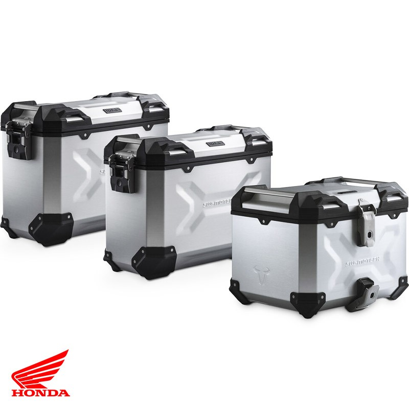 PACK MALETAS LATERALES + BAUL + BOLSAS + SOPORTES SW-MOTECH HONDA ADV.01.400.75000/S