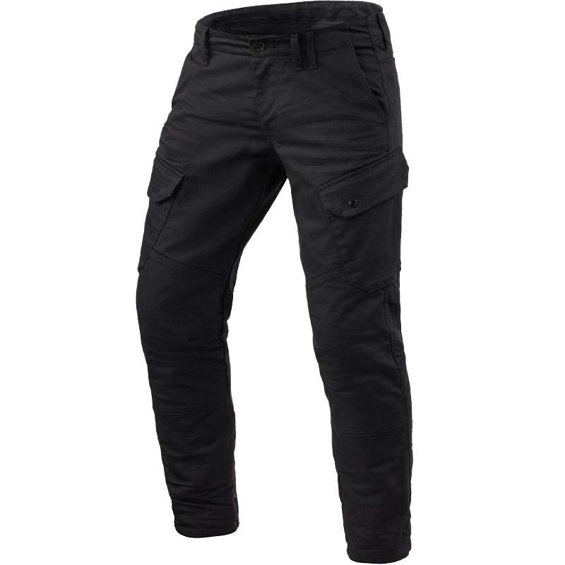 PANTALONES VAQUEROS REVIT CARGO 2 TF L32 NEGRO